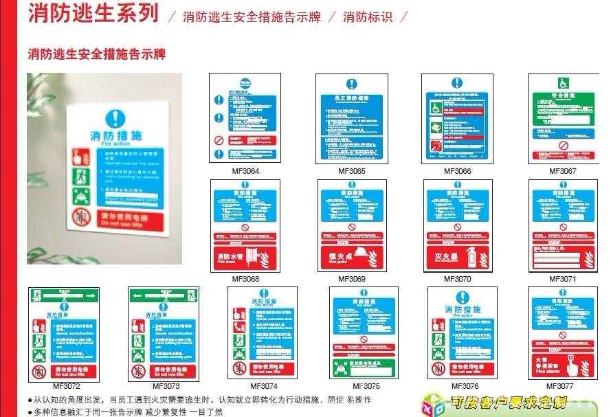 物业设备设施标识牌
